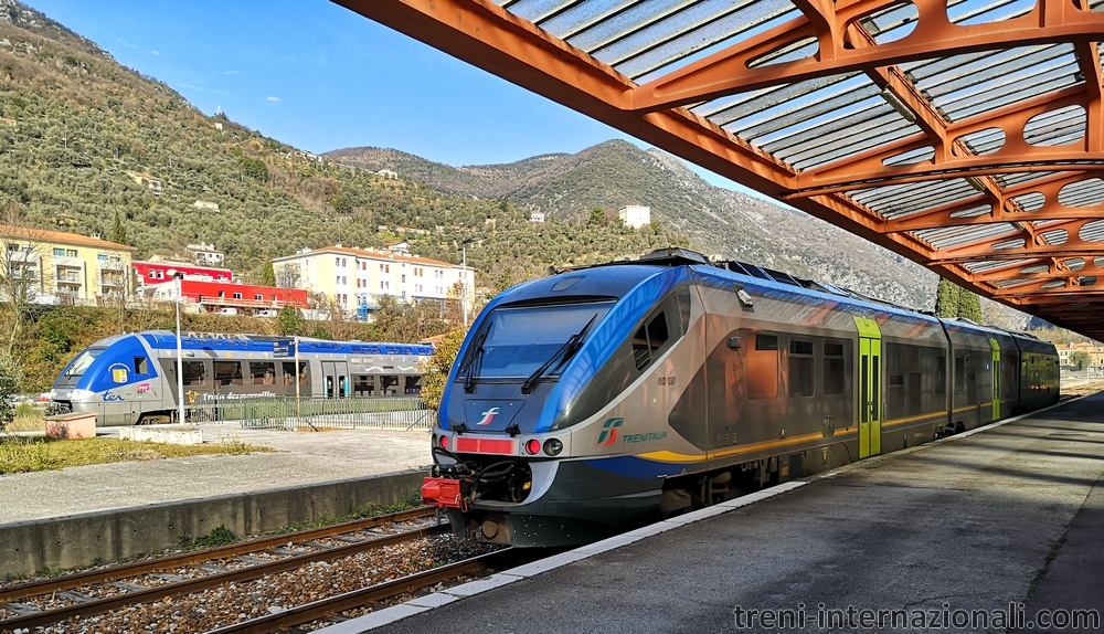 Treno Regionale Ventimiglia - Cuneo a Breil sur Roya