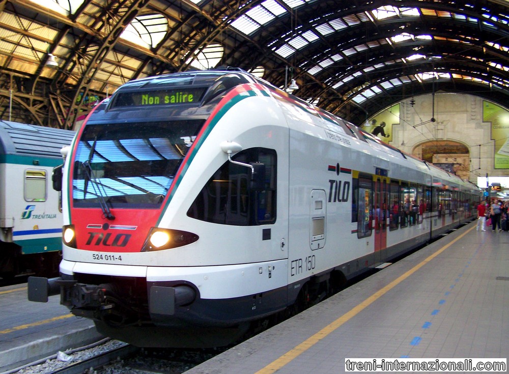 Treno Flirt Tilo a Milano Centrale