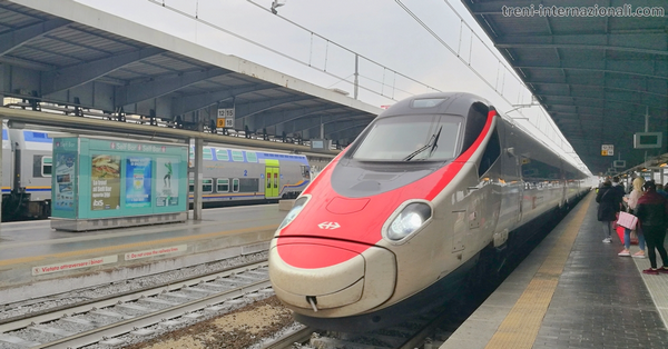 Treno EuroCity 42 Venezia Santa Lucia - Ginevra in arrivo a Venezia Mestre (10/2017).