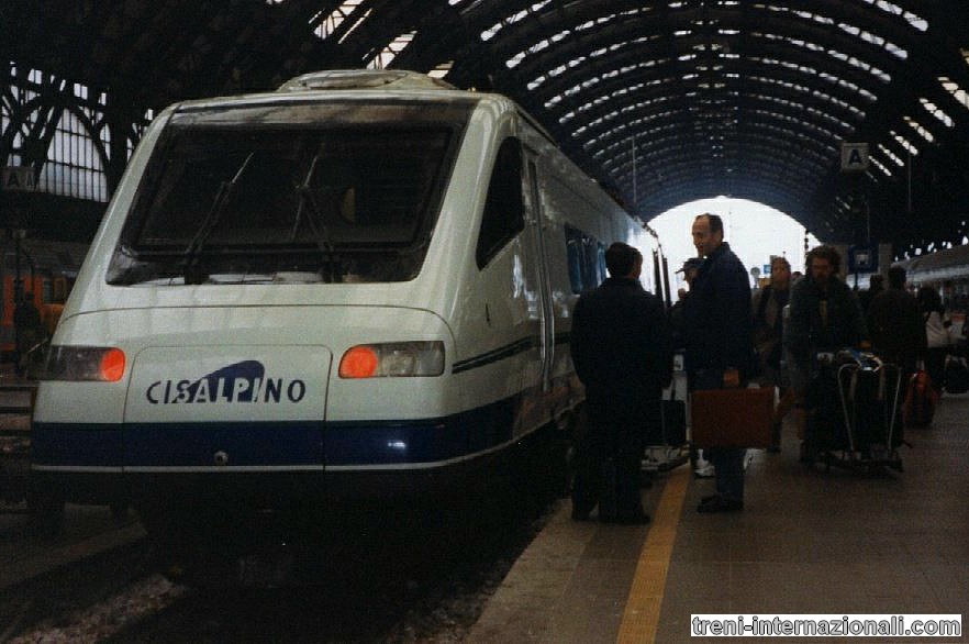 Treno Cisalpino da Basilea a Milano Centrale
