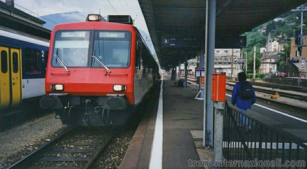 Treno Regionale per Luino a Bellinzona