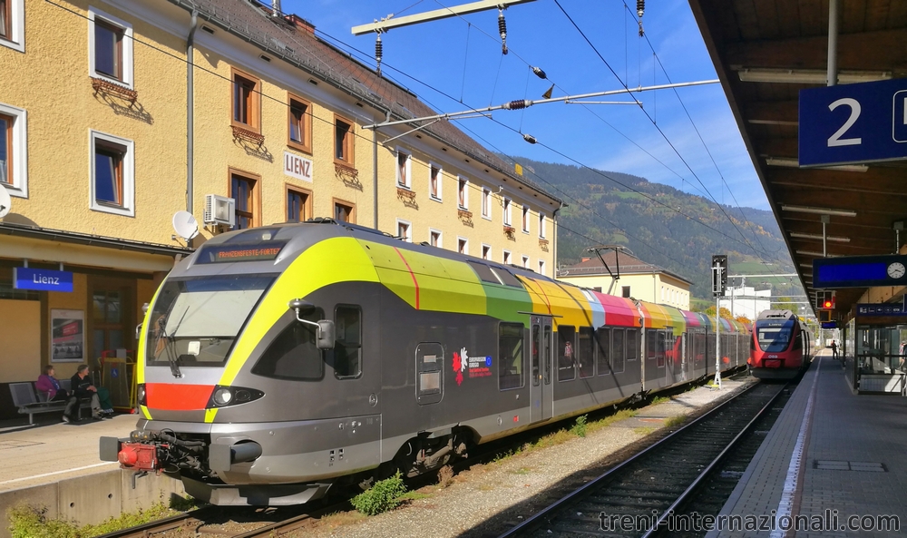Treno regionale per Fortezza/Franzensfeste a Lienz