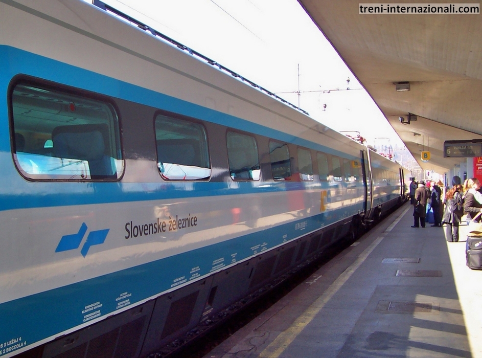 Il treno EuroCity "Casanova" Lubiana - Venezia