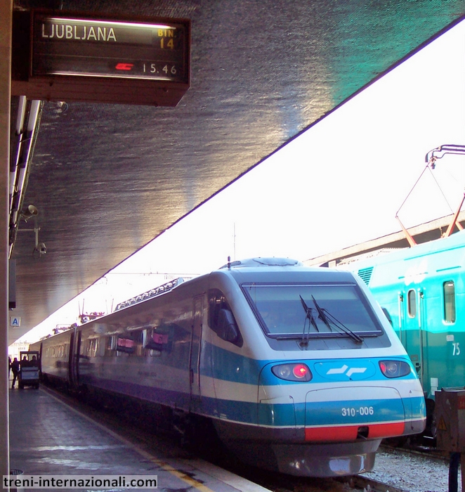 Il treno EuroCity "Casanova" Venezia - Lubiana