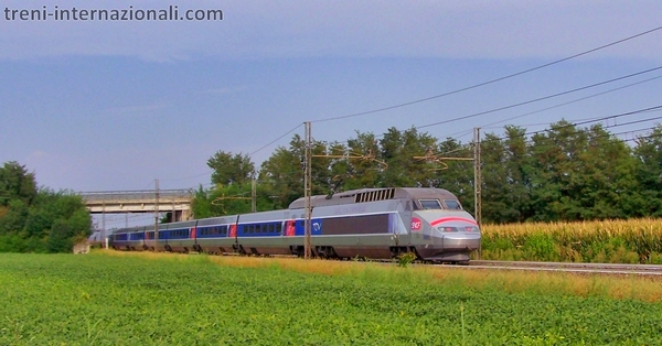 treno EuroCity TGV Parigi - Milano