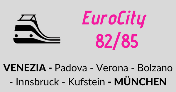 EuroCity 82/85 bb-DB Venezia - Monaco di Baviera
