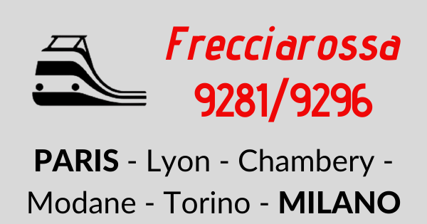 Frecciarossa 9281/9296 Parigi - Milano