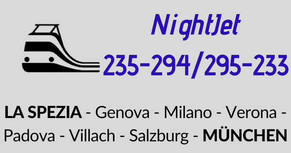 Nightjet 235-294/295-233 La Spezia - Monaco di Baviera