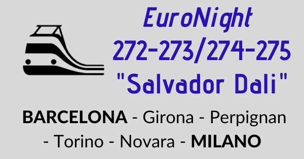 EuroNight "Salvador Dali" Barcellona - Milano